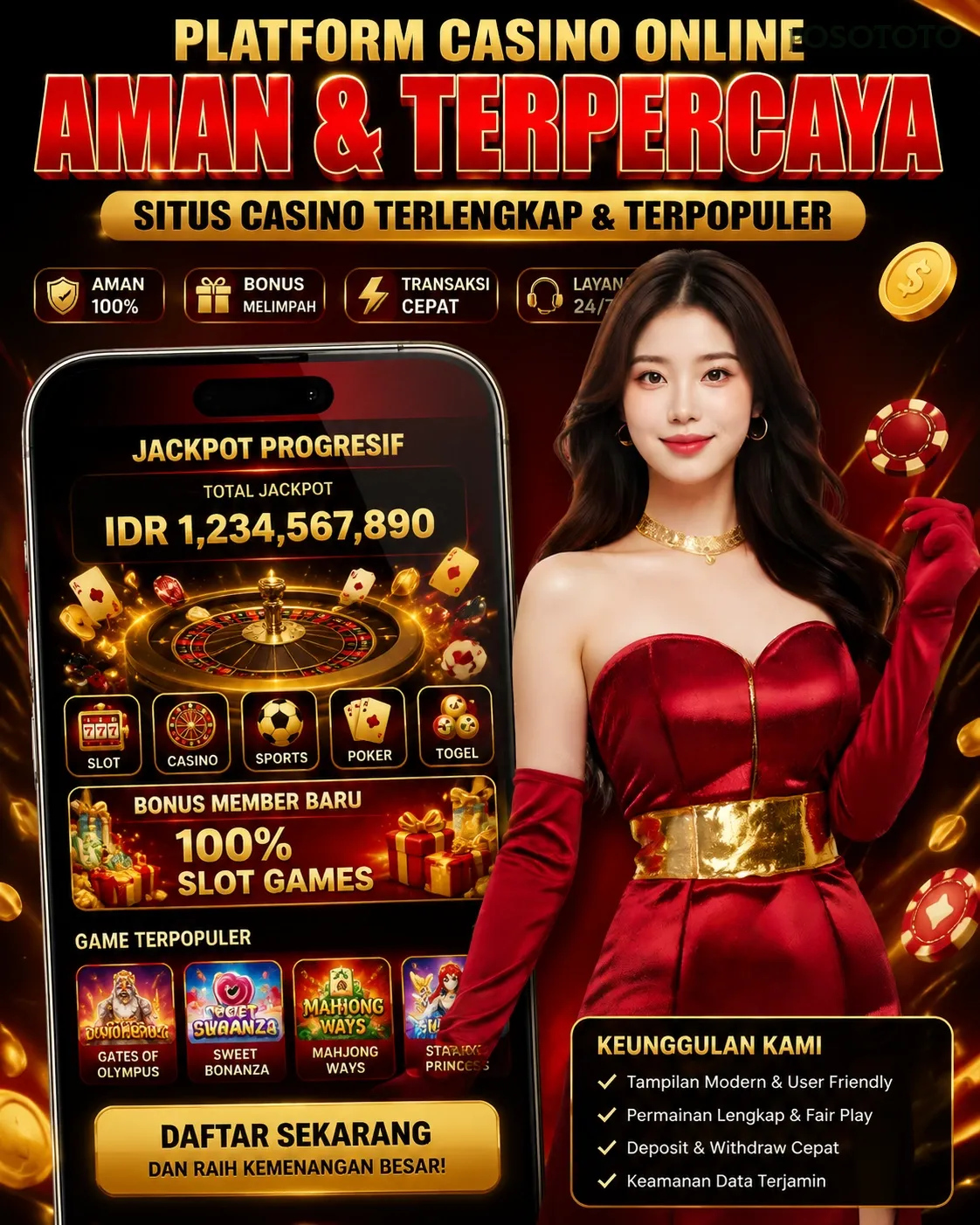 Ikon aplikasi posototo resmi